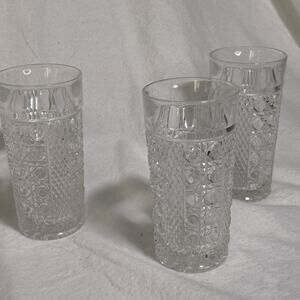 Anchor Hocking Wexford Water Tumbler X3